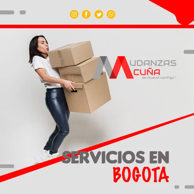 Servicio de trasteos y mudanzas en Bogota